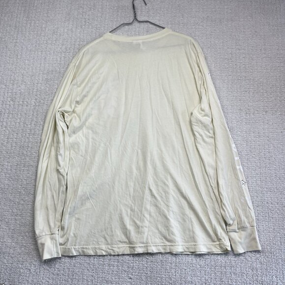Rip N Dip Cream/Off-white Long Sleeve Pocket T-Shirt Prayer Hands Sleeve L READ* - Picture 16 of 16